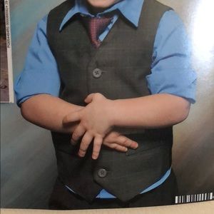 Perry Ellis little boys suit set